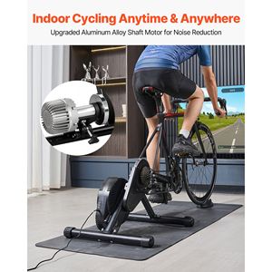 Bicicleta estática para ejercicio en interiores, 13 niveles, para ruedas de 26-29 pulgadas y 700C, soporte inteligente para rueda delantera - Product Image 5