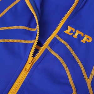 Chaqueta de Yoga Azul con Cierre Completo Sigma Gamma Rho, Chaqueta Deportiva Ligera, Ropa Deportiva de Manga Larga, Ropa Informal para Entrenamiento - Product Image 5