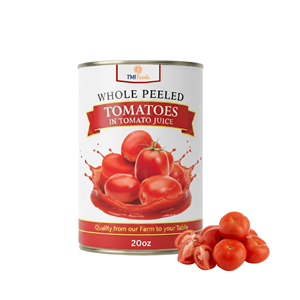 Tomates Enteros Sabrosos en Jugo de Tomate, Empaquetado a Granel, de la Mejor Calidad, del Mejor Fabricante de Vietnam - Product Image 1