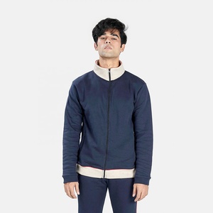 Chándales de hombre logotipo personalizado Tech Fleece Zip Up Plain Jogging hombres chándal cálido invierno chándal transpirable - Product Image 5