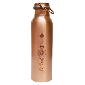 Bouteille d'eau en cuivre pur de haute qualité, disponible en différents styles avec emballage haut de gamme, meilleur grossiste d'Inde - Product Image 1