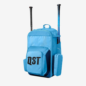 Sac à dos de baseball léger grande capacité, bleu, avec poches pour bâtons de baseball et softball, idéal pour les entraînements et les matchs sportifs - Product Image 4