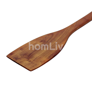 Natural Teak Wood Spatula Sustainable Food Safe No Paint and Varnish Halal Customized Kitchen - Product Image 5