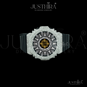 Premium VVS Moissanite <b>Diamond</b> Bezel G-Sh0ck <b>Watch</b> Luxury Quartz Movement 10BAR Water Resistant Unisex Fashion Wristwatch - Product Image 4