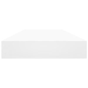 ชุดชั้นวางของติดผนังไม้สังเคราะห์สีขาว 8 ชิ้น ขนาด 39.4 X 3.9 X 0.6 นิ้ว - Product Image 3