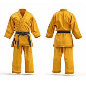 Tenue d'entraînement de karaté en tissu, combinaison de judo pour hommes et femmes, vente en gros, vêtements d'arts martiaux pas chers, uniformes de karaté unisexes - Product Image 6