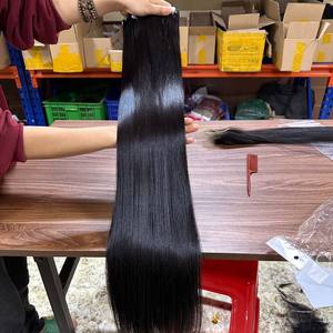 Lots de Cheveux Naturels Vietnamiens en Gros, Tissages Faits Main, Extensions de Cheveux Humains Bouclés, Lisses comme des Baguettes, Ondulés, Frontal Personnalisé de Haute Qualité - Product Image 4