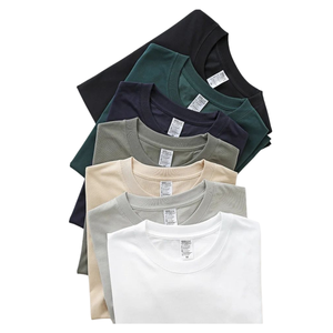 Best Selling 180 GSM Cotton Oversized T Shirt Premium Lightweight Cotton Fabric Relaxed Fit Fashion Streetwear <b>Tee</b> for Wholesale - Product Image 5