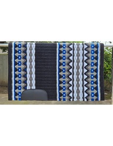 Tapis de selle western en laine, couverture de selle pour cheval, logo personnalisé, vente en gros, fabricant OEM, fournisseur exportateur - Product Image 4