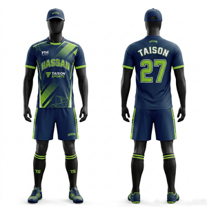 Uniforme de Hockey sobre Césped para Hombre, 150 GSM, Poliéster Transpirable, Sublimado, con Nombre y Número Personalizados - Product Image 2