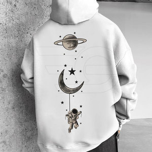 Sweat-shirts surdimensionnés pour hommes, coupe ample, streetwear, décontractés, pull-over, design graphique tendance, style urbain - Product Image 4