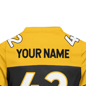 Camiseta de Fútbol Americano para Hombre, Uniforme Deportivo Personalizado para Equipo, de Secado Rápido y Transpirable, en Poliéster, Fabricante y Proveedor al por Mayor - Product Image 4