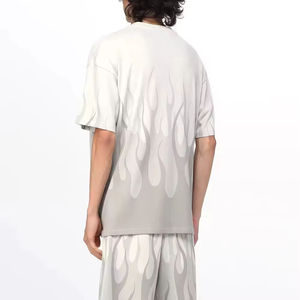 High Quality Printed Tee <b>Shirt</b> & Short Sets for Men 2 Piece Your Own Color & Print Men's Streetwear Cotton T-<b>Shirt</b> & Short Set - Product Image 2