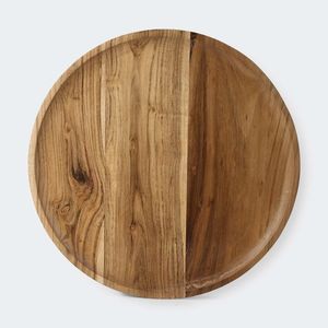 Platos Redondos Modernos de Madera para Frutas, Pan, Aperitivos, Tapas y Buffet - Ecológicos y Desechables - Product Image 5