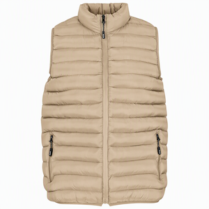 Chaleco Acolchado de Invierno, Casual, con Cierre Completo, Relleno de Plumón, Transpirable, de Secado Rápido, con Cuello Alto, Sin Mangas, Unisex - Product Image 3