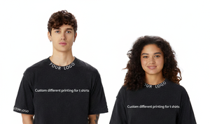 Camiseta Blanca para Hombre, 100% Algodón Tejido, Estilo Vintage, Hombros Caídos, Personalizable, Impresión Digital de Alta Calidad, Transpirable y Ecológica - Product Image 3