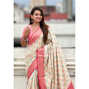 Sari Patola Bandhani en Soie Zari Tissée Douce Elite Weaves avec Tissages Contrastés, Élégant pour Soirée, 600g, Séchage Rapide, Protection Solaire - Product Image 2