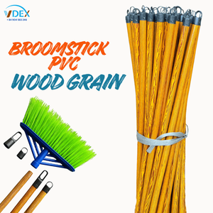 ด้ามไม้ยูคาลิปตัสหุ้มพีวีซีลายไม้ ทนทาน เป็นมิตรกับสิ่งแวดล้อม สำหรับไม้กวาดทำความสะอาดบ้าน ส่งออก - Product Image 4