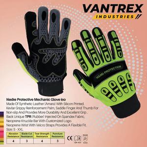 Guantes de Seguridad de Alta Calidad Resistentes a Impactos para Mecánicos, ANSI/ISEA Nivel de Corte 1, Transpirables, Resistentes al Calor, al Agua y al Aceite - Product Image 6