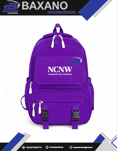 NCNW Sorority <b>Backpack</b> Stylish Bookbag Durable Cordura Laptop Bag Fashion <b>Student</b> <b>Backpack</b> Outdoor Hiking Travel Gym Daypack - Product Image 6