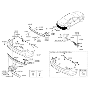 Pièces et accessoires automobiles et camionnettes neuves Sonata Droit 92406E6000 - Product Image 2