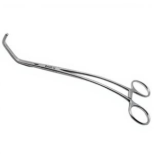 Pinces chirurgicales courbées en acier inoxydable pour usage clinique et hospitalier, fabriquées par ZUOL. - Product Image 2