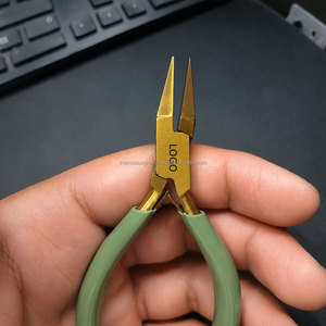Mini Alicates de Punta Plana con Mandíbula Lisa, Herramienta Manual de Precisión para Joyería, Marca Privada - Product Image 1
