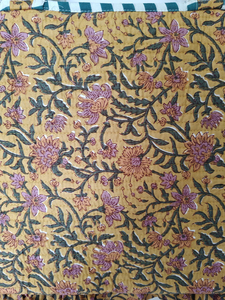 กระเป๋าใส่แล็ปท็อป Shree Balajee Garments รุ่น T-1 ผ้าฝ้ายลายเสือสีดำ แต่งระบายน่ารัก พร้อมหูหิ้ว สำหรับผู้หญิง จากรัฐราชสถาน - Product Image 5