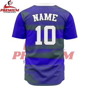 Camiseta de Béisbol Unisex Transpirable OEM, Nombre del Equipo Personalizado, Manga Corta, Estilo Hip Hop, Uniformes Deportivos con Estampado Personalizado - Product Image 2