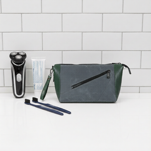 Trousse de toilette de voyage avec fermeture éclair robuste et coutures durables, en vente en gros - Product Image 3