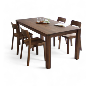 Luxury Style Rectangular Dining <b>Table</b> and Teak Wooden Chair with Teak Wooden Frame Material and Minimalist Design - Product Image 2
