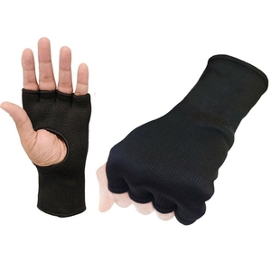 hand supports gloves boxing inner gloves without padding black - Product Image 3