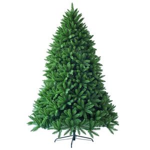 Albero di Natale Artificiale Pre-Illuminato da 150 cm, 600 Punte Realistiche in PVC, Design a Cerniera, Robusto Supporto in Metallo, 300 cm da Tavolo per Uso Festivo - Product Image 5