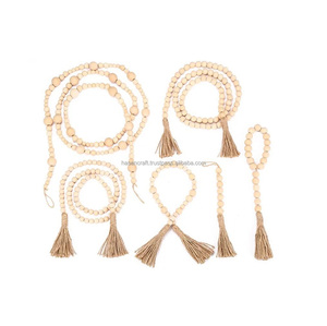 Cadena de cuentas de madera de calidad antigua, cadena de cuentas decorativas para el hogar, venta al por mayor, cuentas de madera, producto de gran venta, producto de súper mercado - Product Image 1