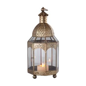 Oriental Metal/Glass <b>Moroccan</b> Design Ramadan Lantern Vintage Home <b>Decoration</b> for Christmas - Product Image 1