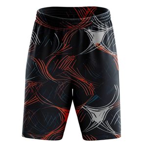 Pantalones cortos de baloncesto personalizados al por mayor con impresión por sublimación completa para hombre, pantalones cortos de baloncesto de malla estampados con bolsillos para hombre - Product Image 1