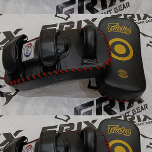 Custom Leather Fairtex Muay Thai Kick <b>Pads</b> Professional Curved Thai <b>Pads</b> for MMA Boxing Training OEM ODM - Product Image 1