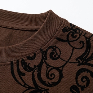 Camiseta de Manga Corta para Hombre, Cuello Redondo, 100% Algodón, Corte Holgado, Personalizable con Logotipo, Estilo Urbano, Corte Regular, Hombros Caídos - Product Image 4