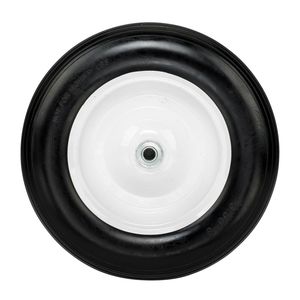 Carrello Portautensili con Ruote in Schiuma Solida PU Nera da 14,2 Pollici per Carrelli e Trolley - Product Image 1