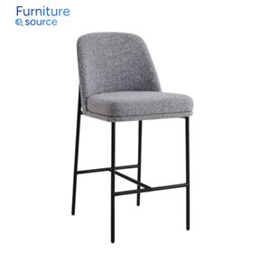 Tabourets de bar rembourrés sur mesure, design élégant avec matériaux haut de gamme, support OEM/ODM et marque de distributeur disponible chez VNS - Product Image 1