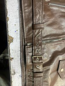 Veste en cuir pour homme, nouvelle collection, design streetwear, qualité supérieure, cuir de vachette. - Product Image 5