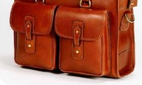 Nuevo Bolso de Mano Unisex de Cuero Genuino Impermeable para Portátil, Viajes y Negocios, con Cierre de Cremallera y Logotipo Personalizado en Color