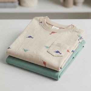 Camiseta de Manga Corta para Niños, Camiseta Personalizada 100% Algodón, Camisetas Blancas para Niños, Diseño Personalizado, Camiseta Infantil - Product Image 4