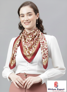 Foulards carrés de qualité supérieure Tissu doux et léger Impression numérique personnalisée Accessoires élégants Parfait pour l'approvisionnement en vrac - Product Image 4