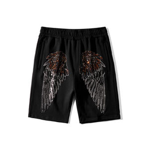 กางเกงขาสั้นลำลองผู้ชายทรงโอเวอร์ไซส์ ผ้าแคนวาส แห้งเร็ว ระบายอากาศได้ดี ผ้าไนลอน/คอตตอน กางเกงชายหาด กางเกงจ็อกเกอร์สั่งทำพิเศษ - Product Image 2