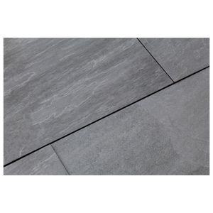 Compre baldosas de pizarra gris plateado para pisos y revestimiento de paredes exteriores, material de piedra de alta resistencia. - Product Image 5