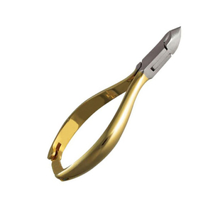 Factory Price Nail Cuticle Nipper Dead Skin <b>Removing</b> Gold Handle Sharp Tip Single Spring Beauty Care Manicure Toe Nail Nipper - Product Image 3