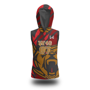 Maillots de football américain 7 contre 7 personnalisés avec logo, respirants, en tissu mesh 7v7, imprimés, 100 % polyester, grandes tailles, ensembles à prix réduits - Product Image 2