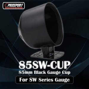 Pour la série SW 85mm jauge montage tasse gousses ensemble complet noir universel ajustement voiture accessoires nouvel état pour rénovation/mise à niveau - Product Image 2