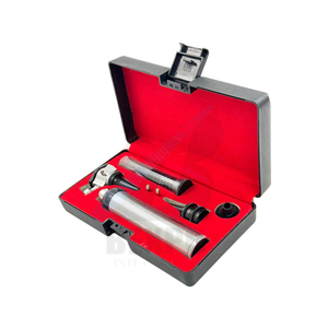 ชุดตรวจหูพร้อมหลอดไฟ LED  พร้อมหัวตรวจแบบใช้แล้วทิ้งและกล่องเก็บ  ชุดตรวจหูขนาดมาตรฐานสำหรับการวินิจฉัยทางหู คอ จมูก - Product Image 5